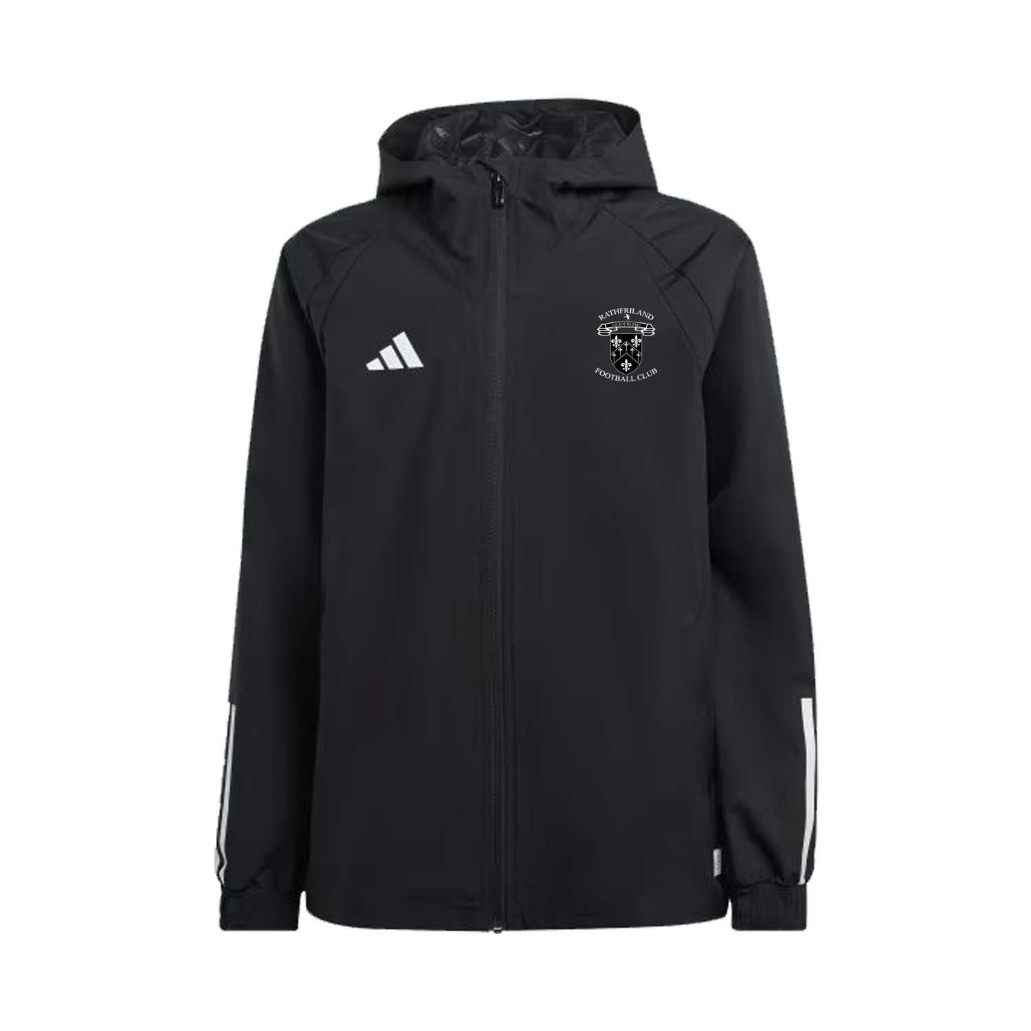 Rathfriland FC Adidas All Weather Black Jacket