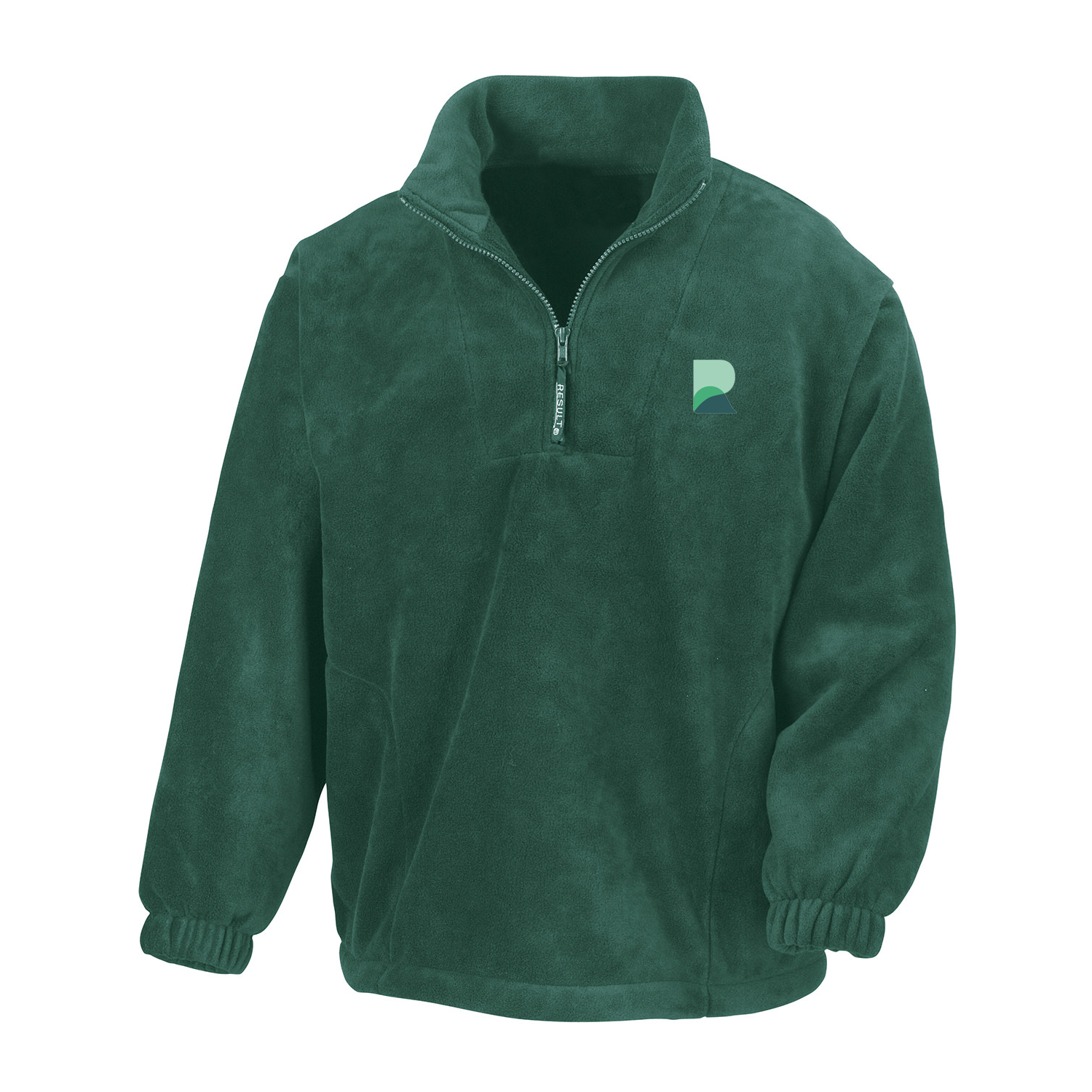 Reach Branded Green Quarter Zip Fleece