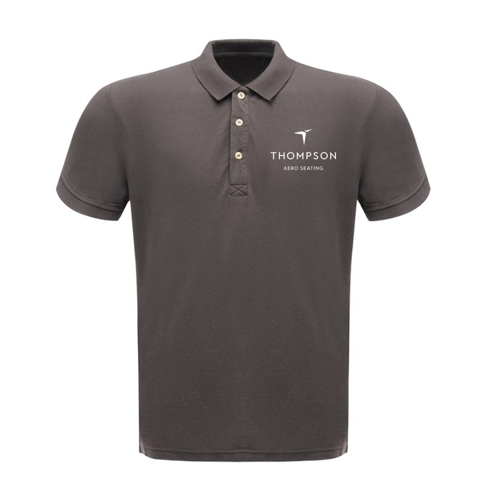 Thompson Aero Seating  Grey Polo Shirt