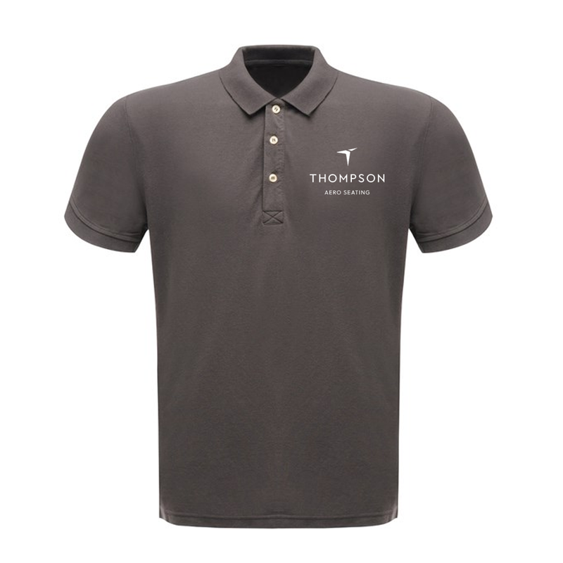 Thompson Aero Seating  Grey Polo Shirt