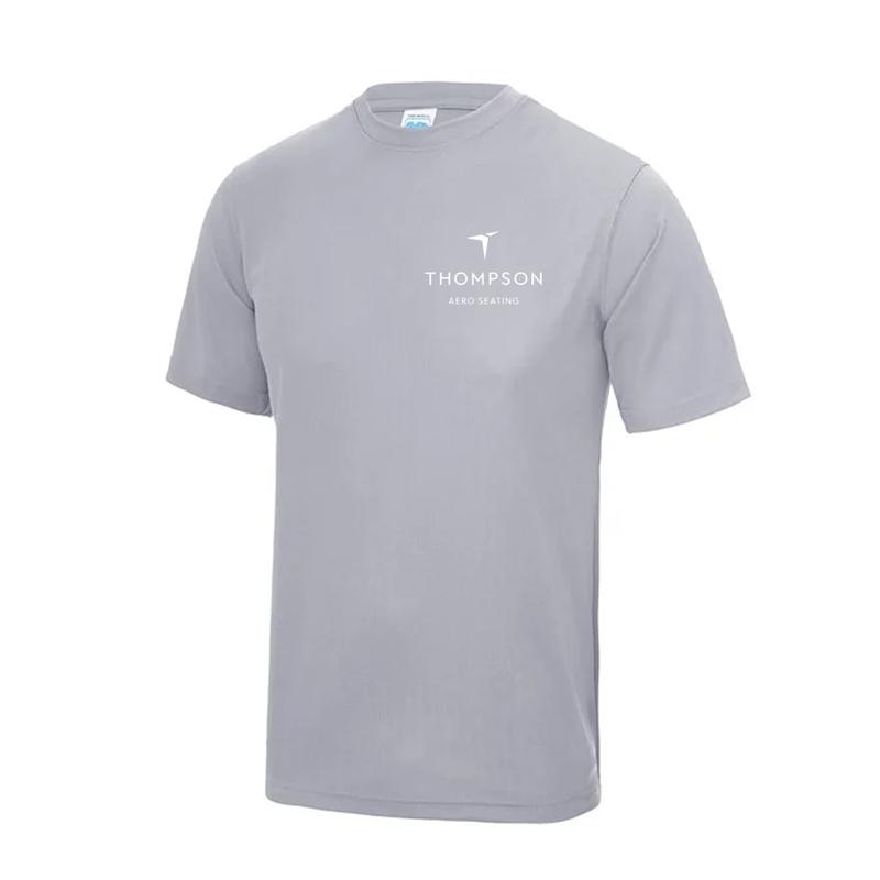 Thompson Aero Seating Grey Gym Style T-Shirt