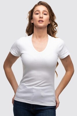 T-Shirt Efia V-Ausschnitt