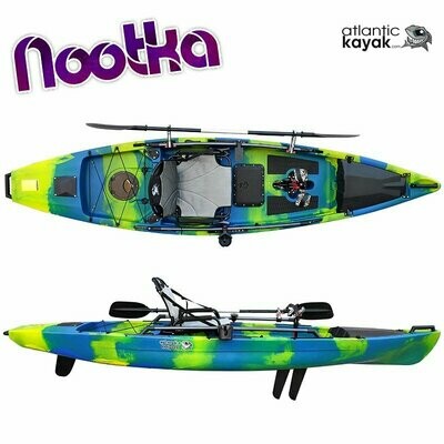 Kayak Nootka Pesca Profesional Motor Aletas Pedales