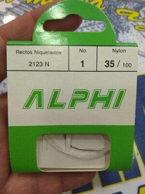 Anzuelo Alphi Num1 0.35 1Mtr