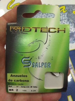 Anzuelo Salper Num2 - linea0.26 - 1.50Mtr