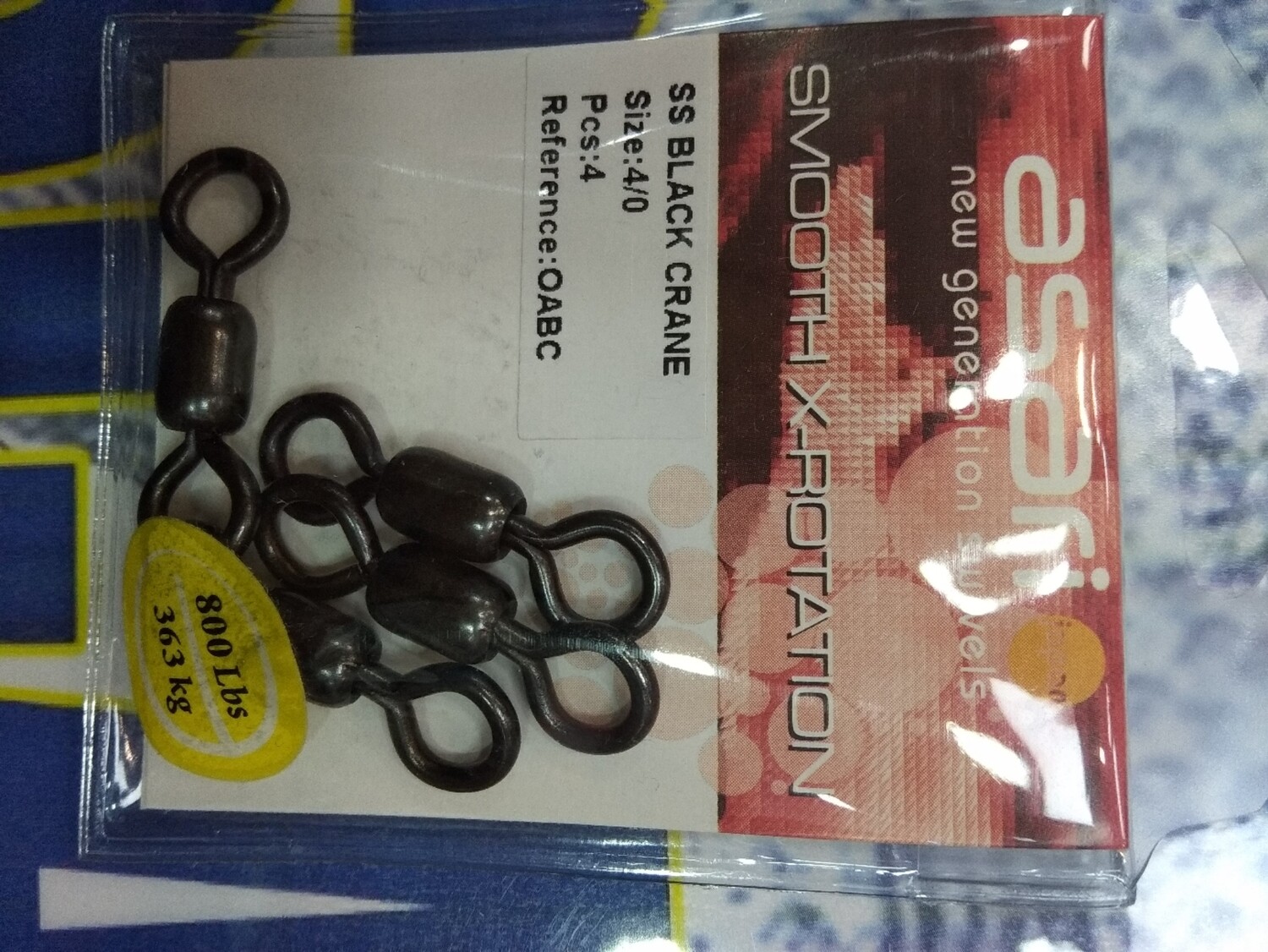 Crane Max Black 4/0 - 4 unid - 363kg