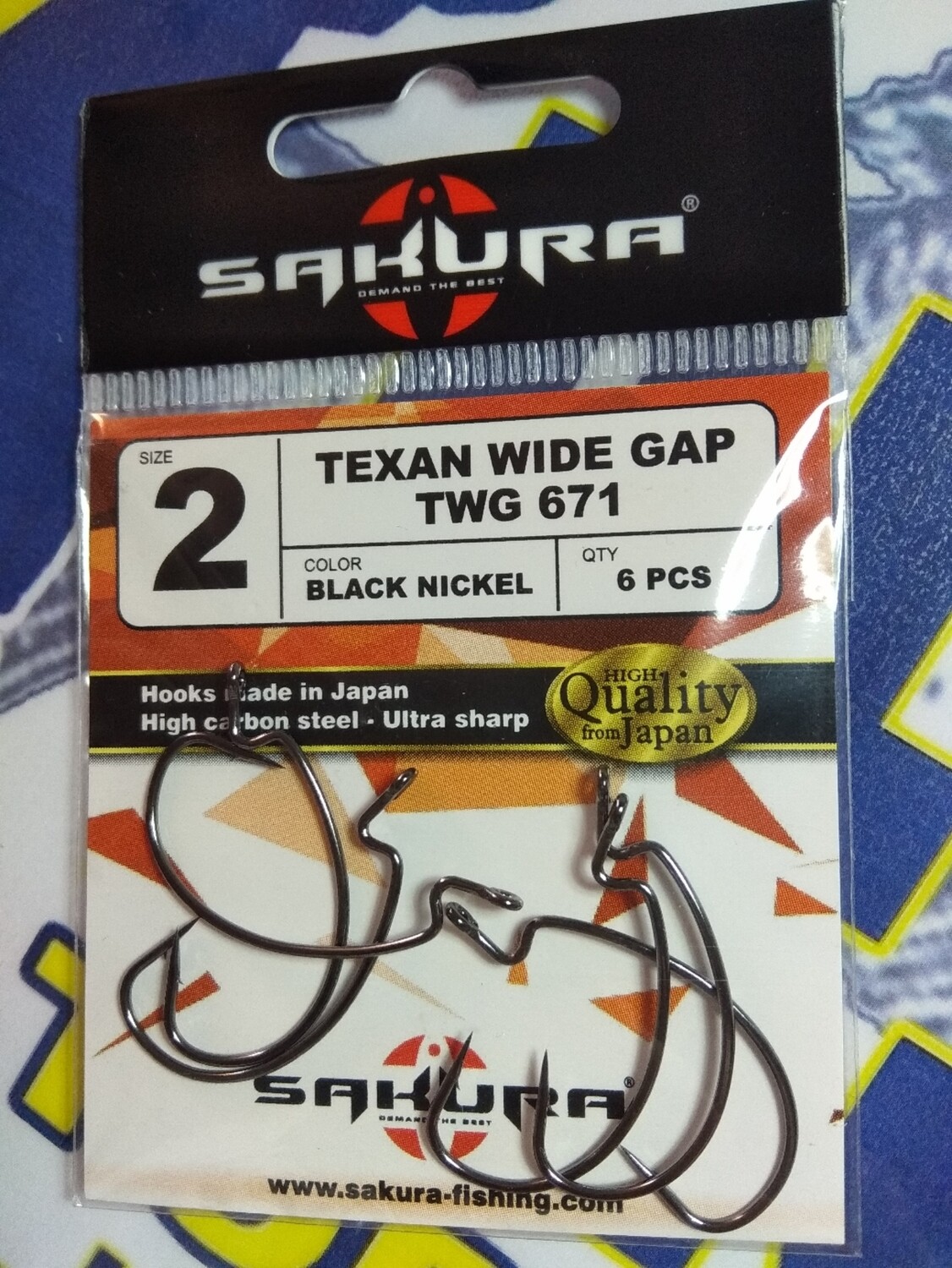 Anzuelo num2 - 6unid - texan wide