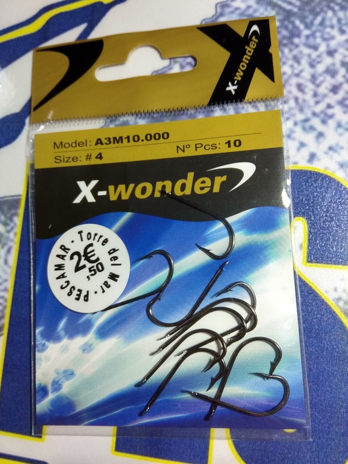 Anzuelo num4 - 10unid - pala - Xwonder
