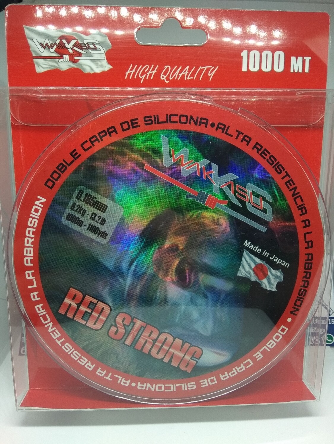 Linea 1000mt - 0.185mm - 6,2kg - wakasu