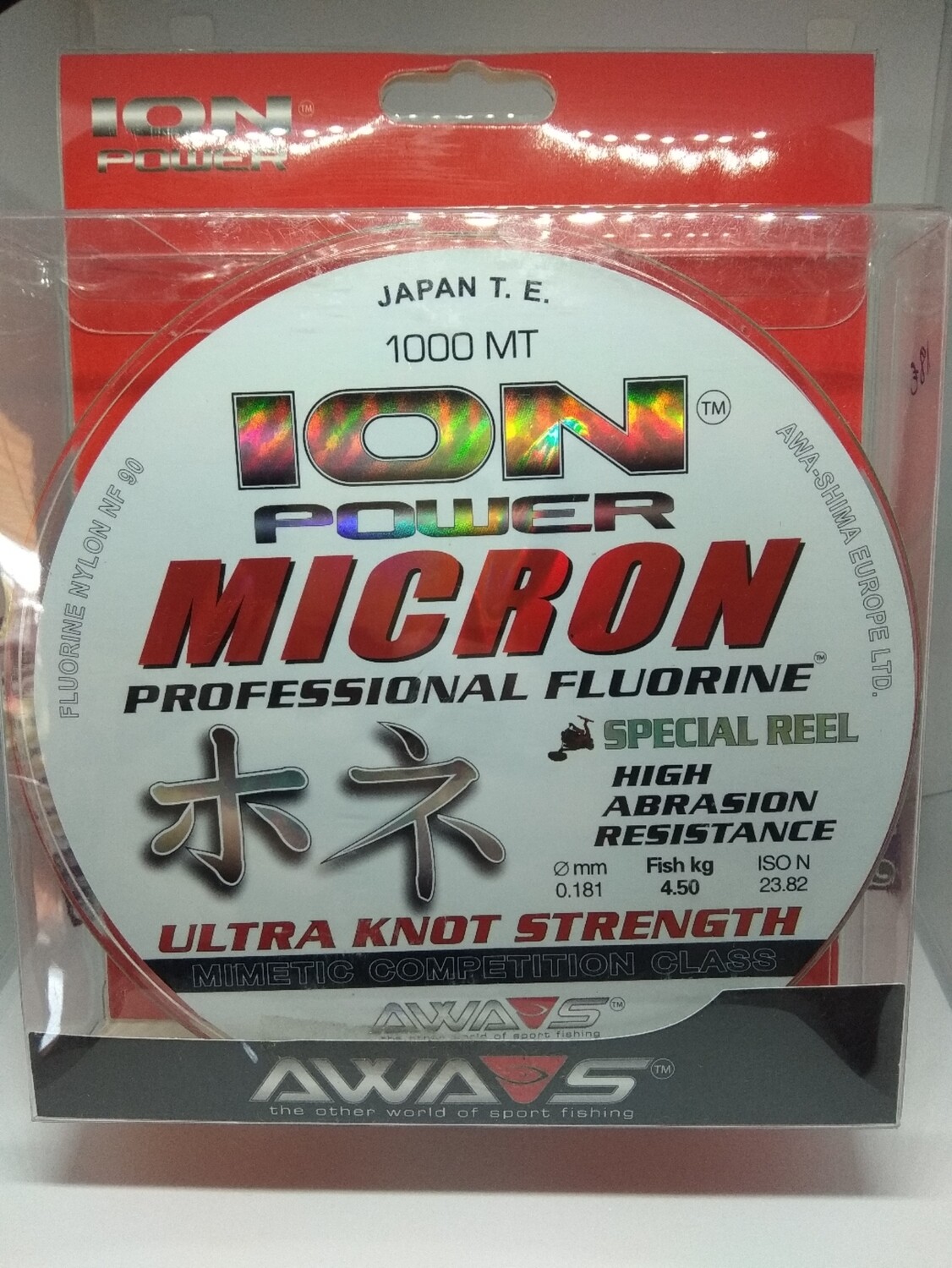 Linea 1000mtr - 0.181mm - 4,5kg - awashima