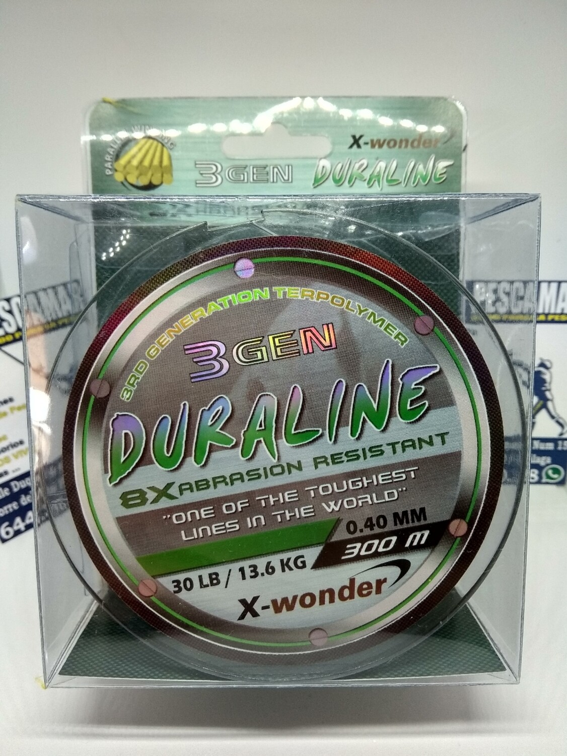 Linea 300mt - 0.40mm - 13,6kg - xwonder - duraline