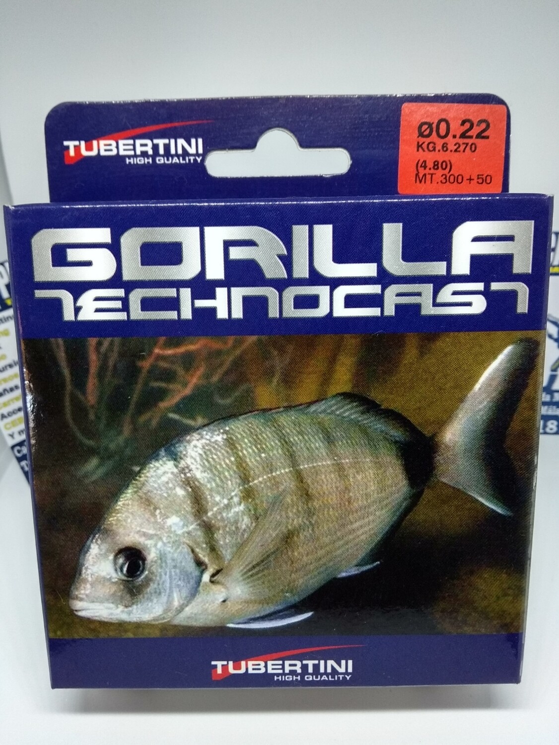 Linea 350mt - 0.22mm - 6,27kg - tubertini