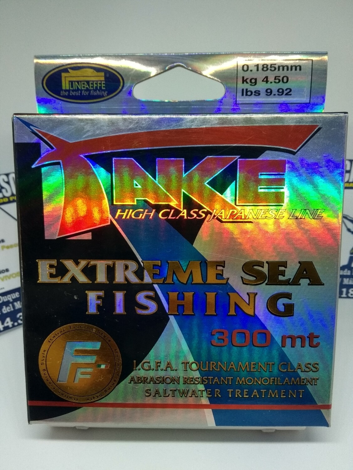 Linea 300mt - 0.185mm - 4,50kg - lineaeffe