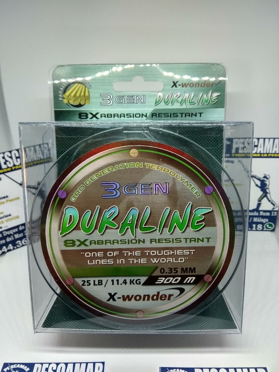 Linea 300mt - 0.35mm - 11,40kg - xwonder - duraline