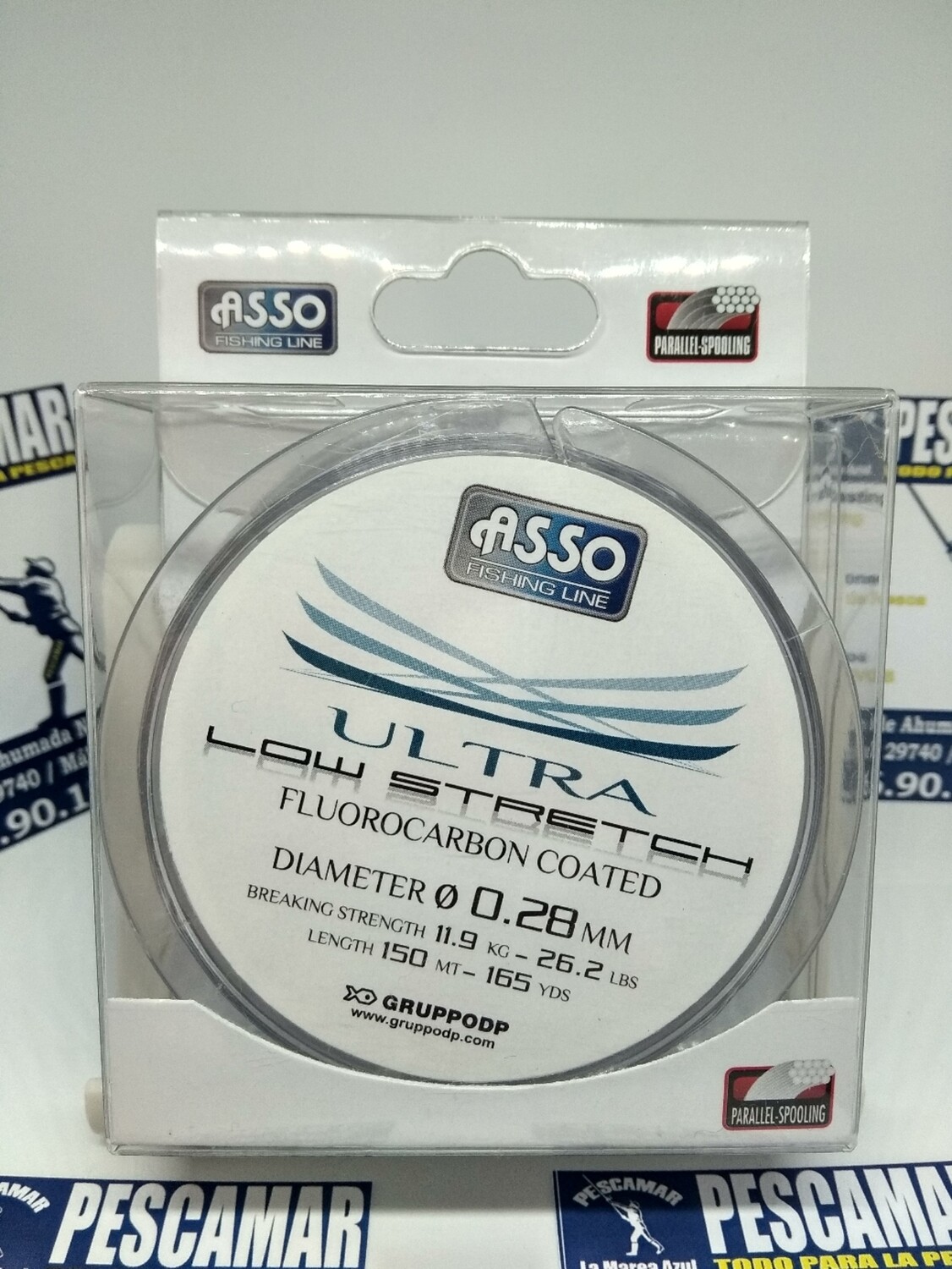 Linea 150mt - 0.28mm - 11,90kg - asso