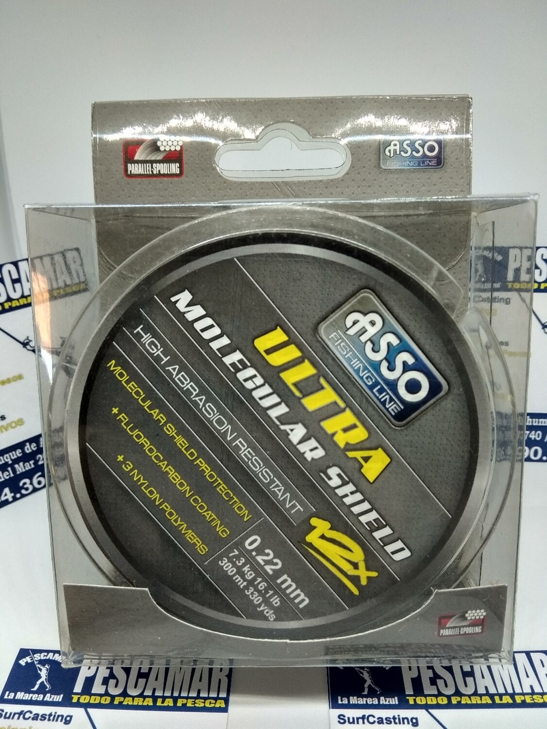 Linea 300mt - 0.22mm - 7,3kg - asso