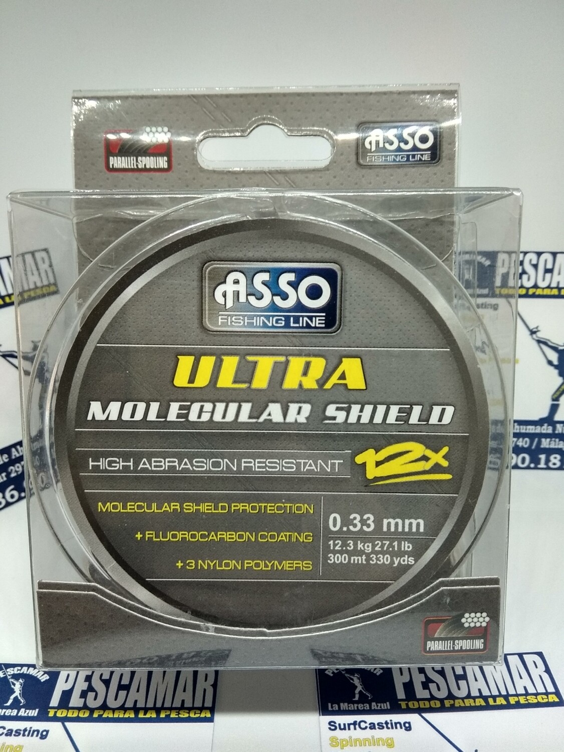 Linea 300mt - 0.33mm - 12,3kg - asso