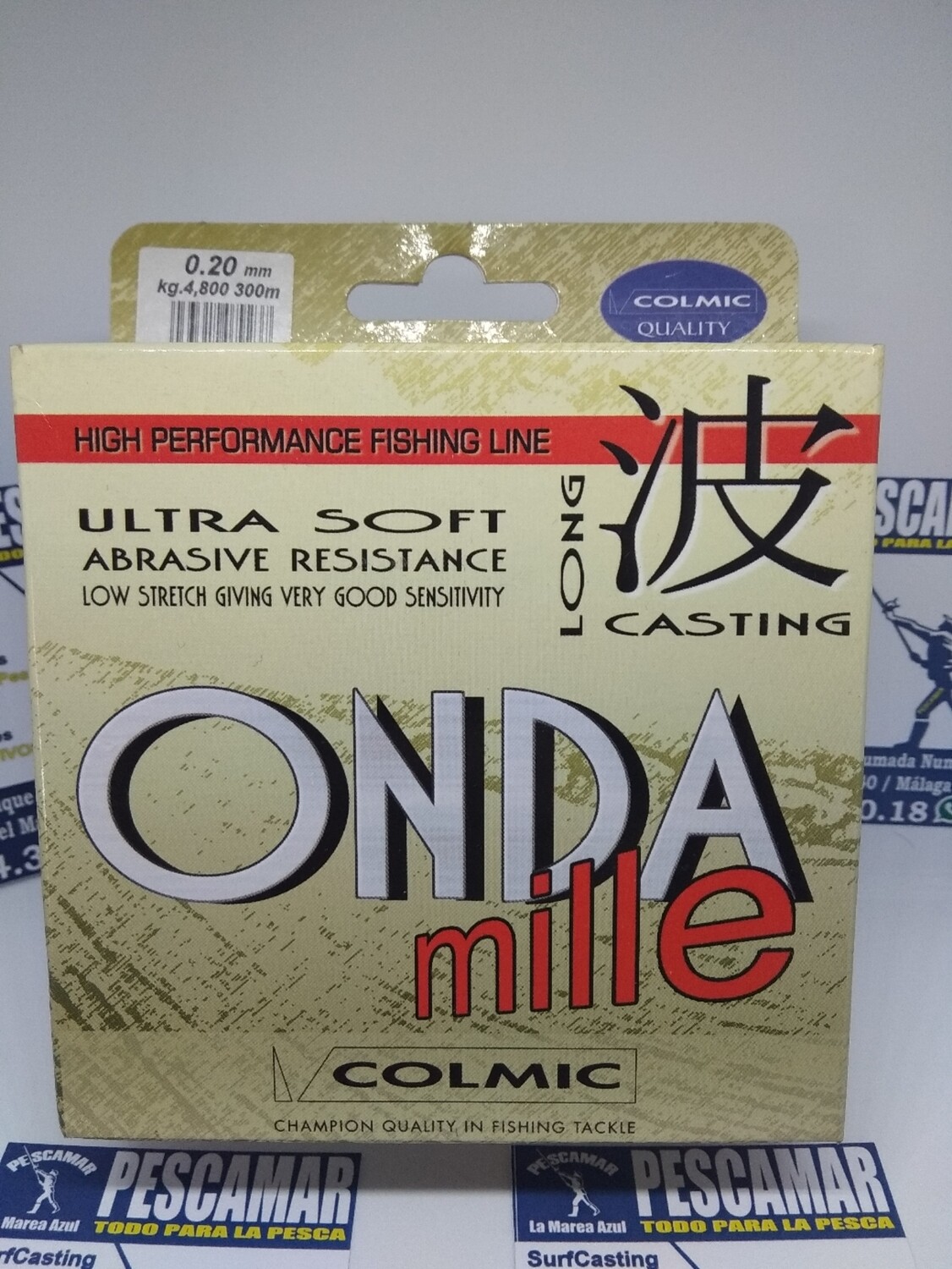 Linea 300mt - 0.20mm - 4,80kg - colmic
