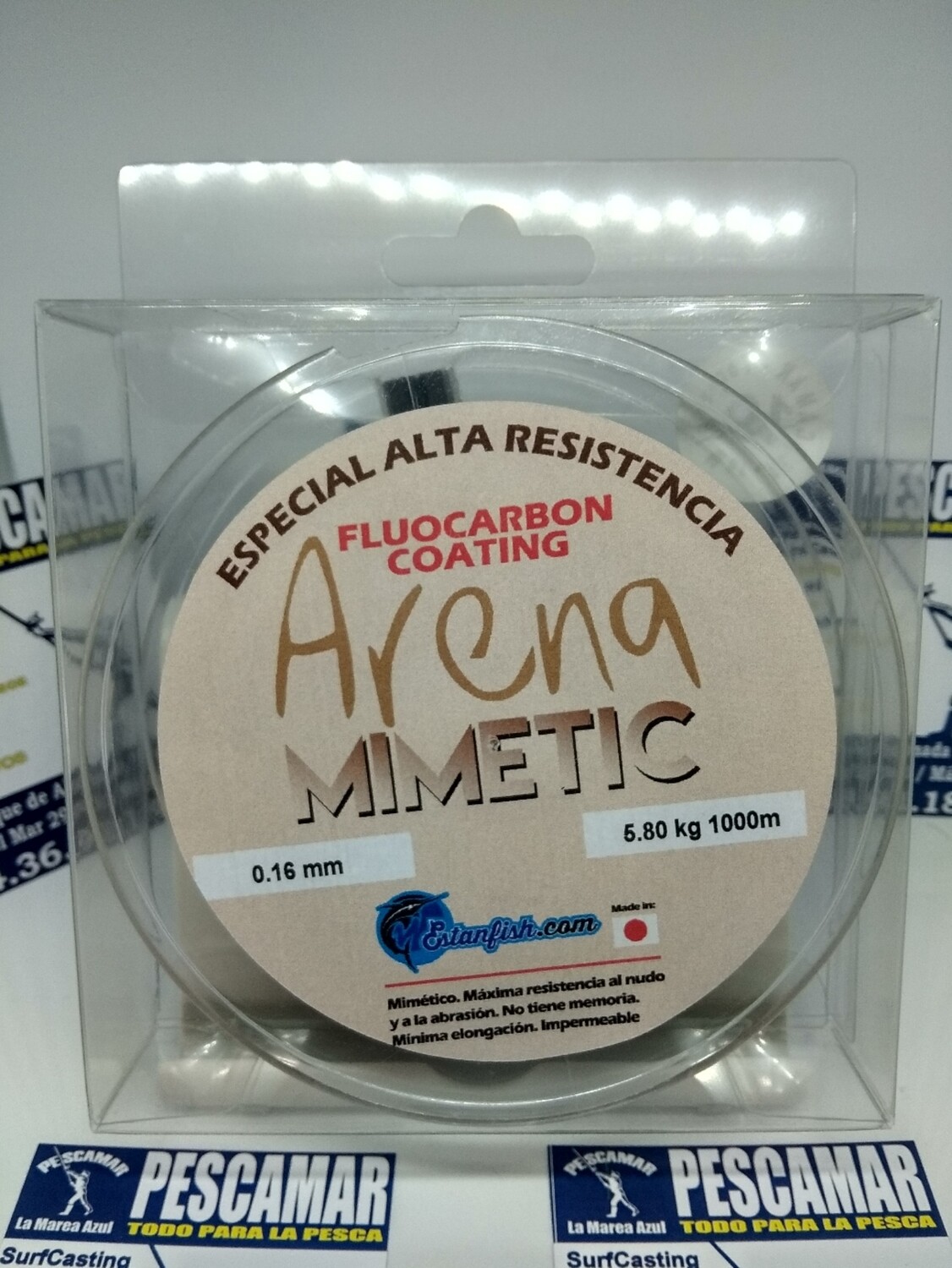 Linea 1000mt - 0.16mm - 5,80kg - arena