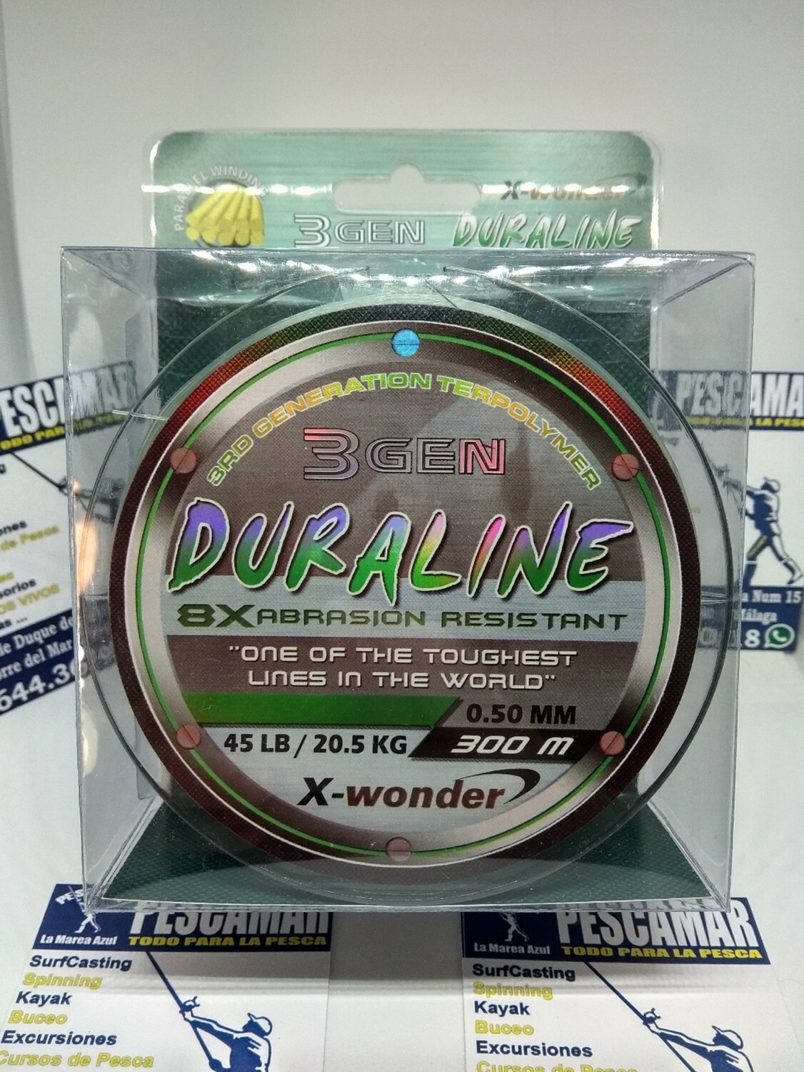 Linea 300mt - 0.50mm - 20,50kg - xwonder - duraline