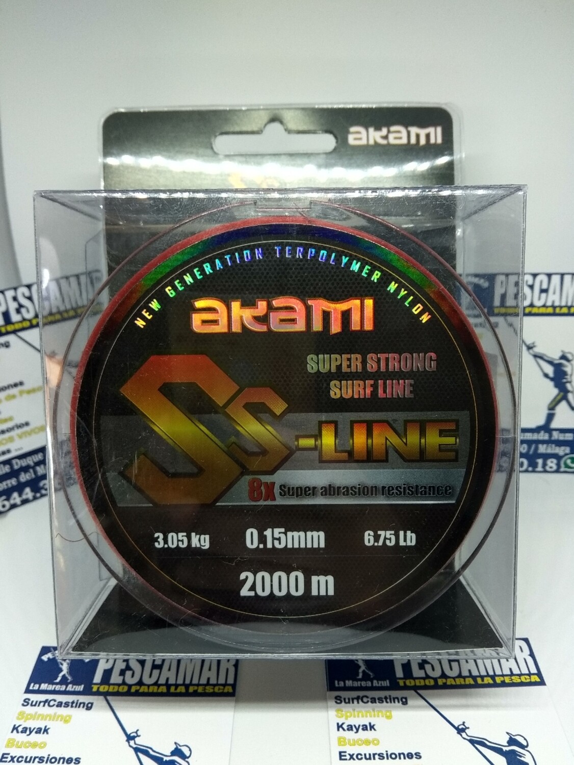 Linea 2000mt - 0.15mm - 3,05kg - akami