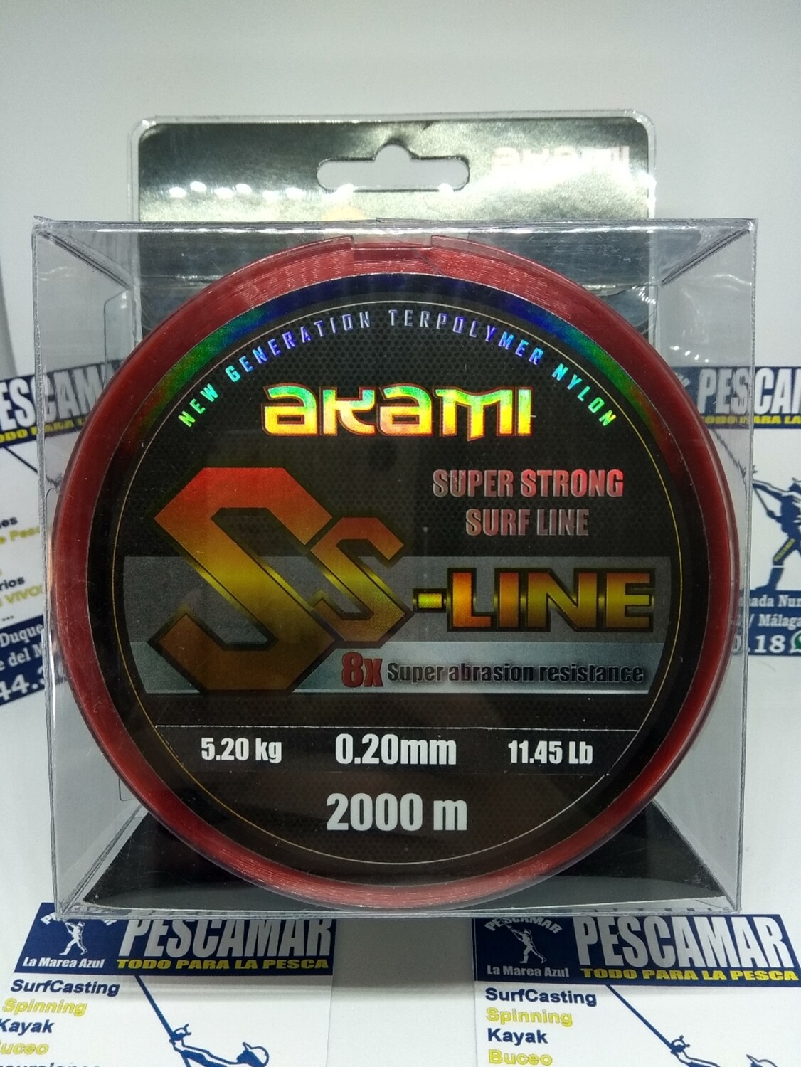 Linea 2000mt - 0.20mm - 5,20kg - akami