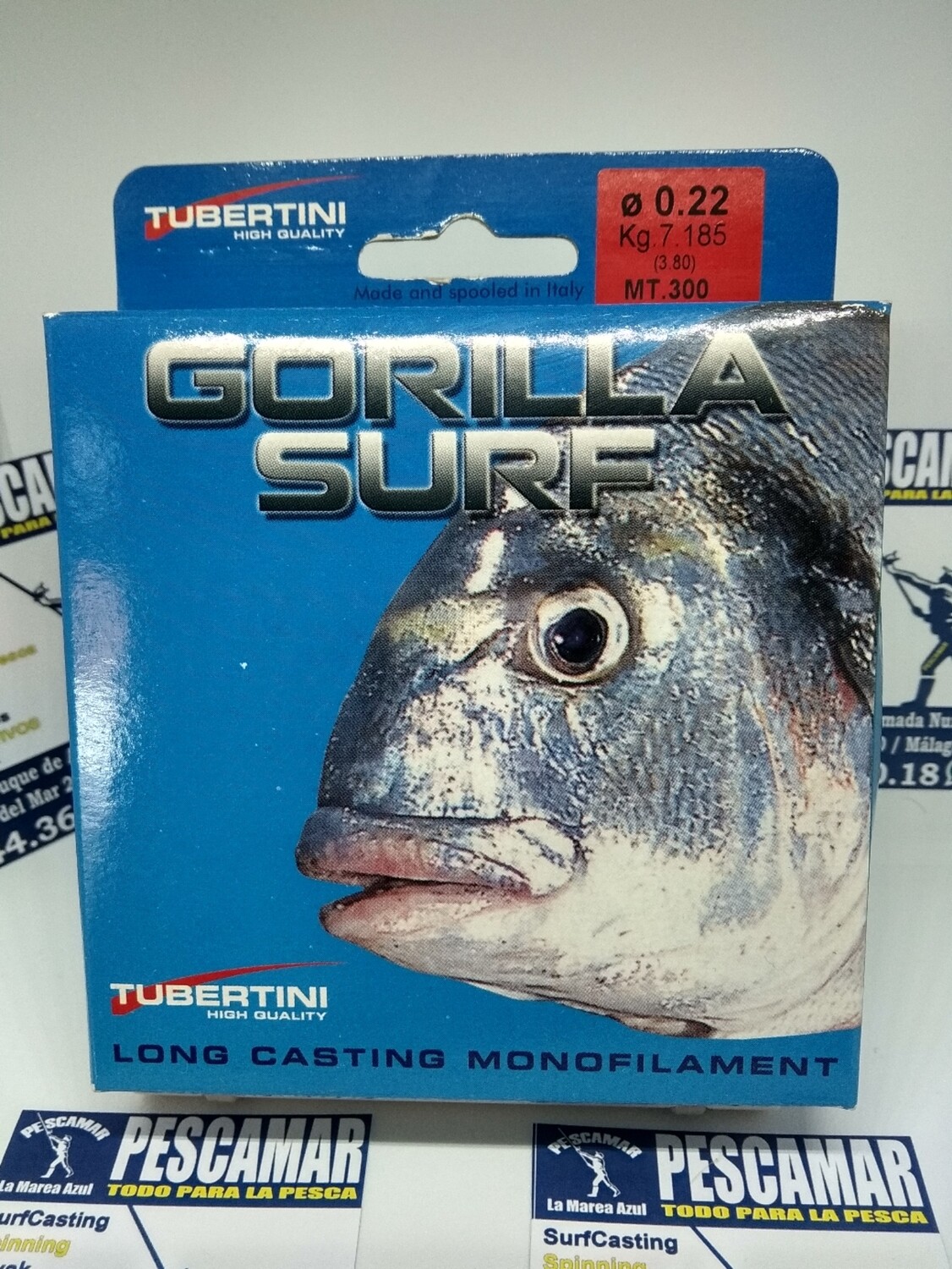 Linea 300mt - 0.22mm - 7,18kg - tubertini
