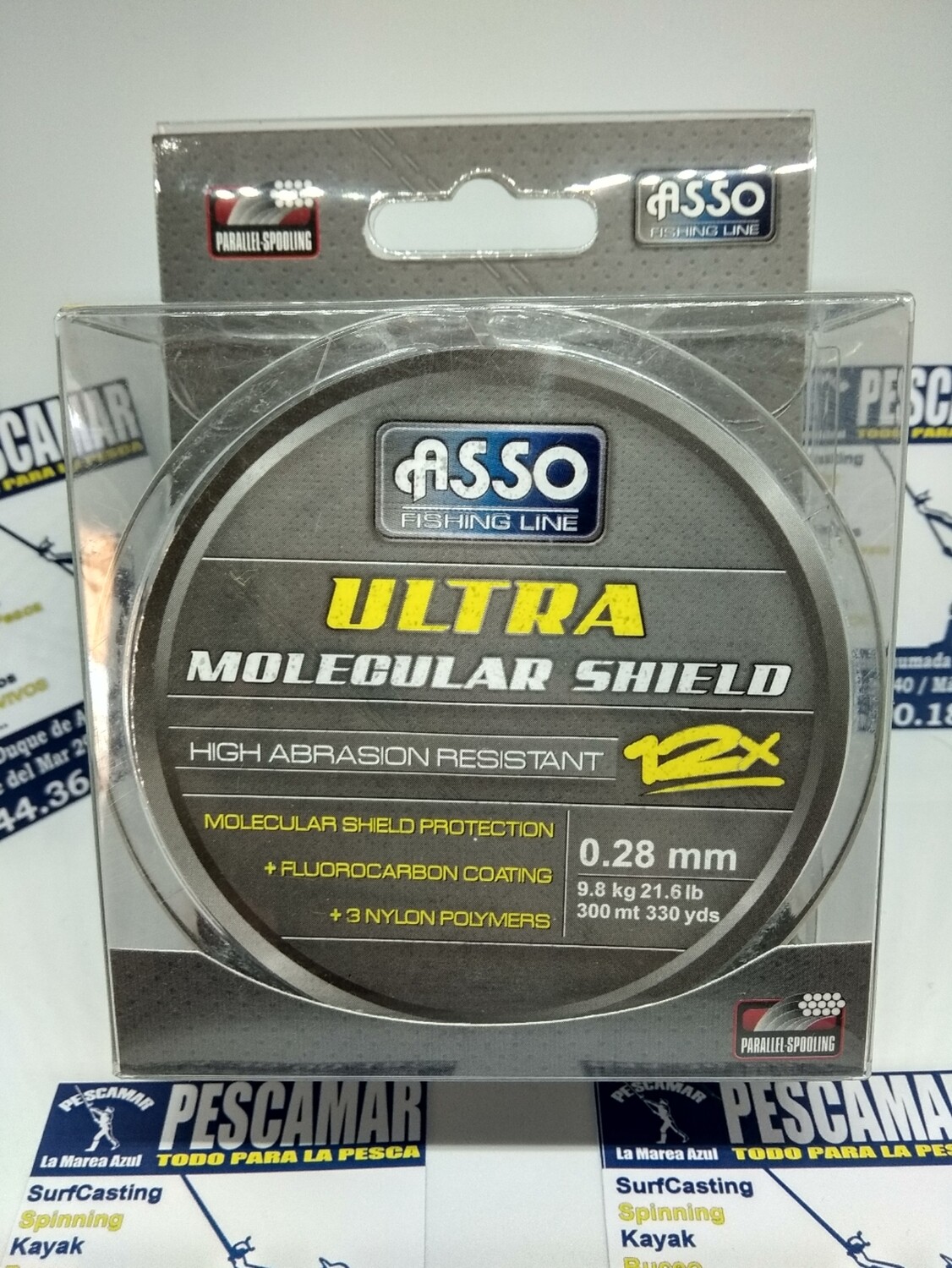 Linea 300mt - 0.28mm - 9,80kg - asso