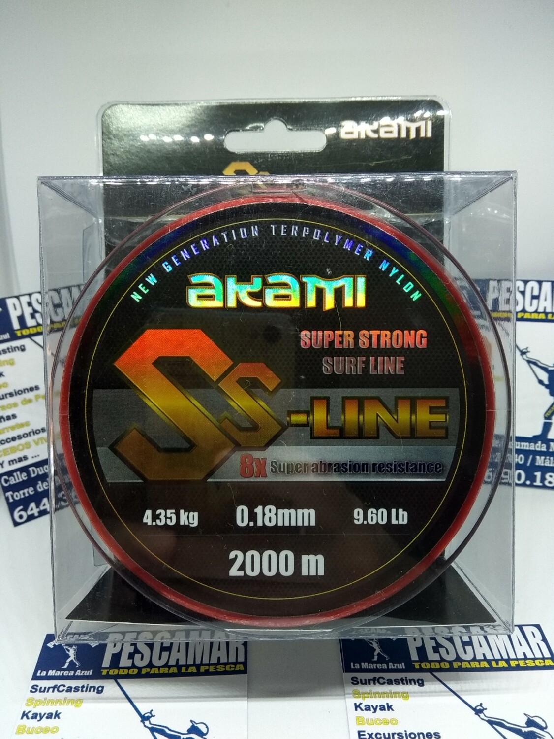 Linea 2000mt - 0.18mm - 4,35kg - akami