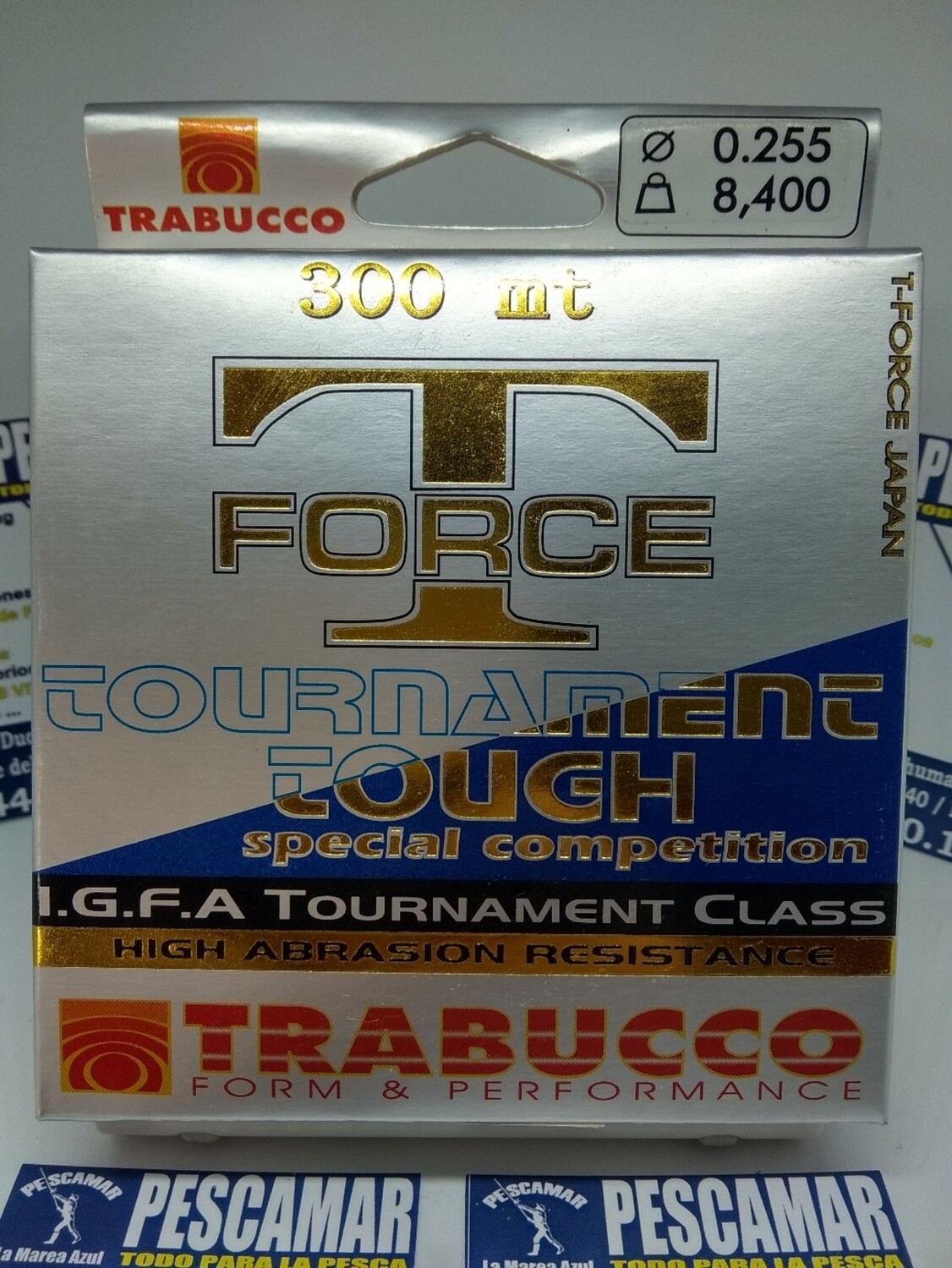 Linea 300mt - 0.255mm - 8,40kg - trabucco
