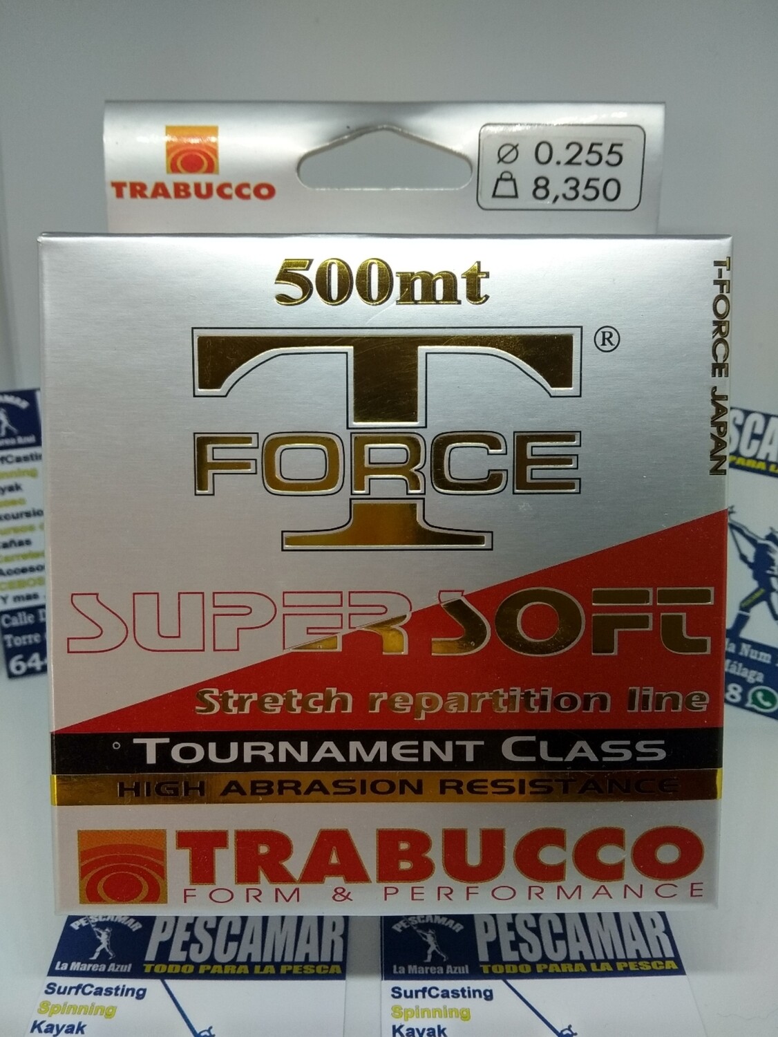 Linea 500mt - 0.255mm - 8,35kg - trabucco