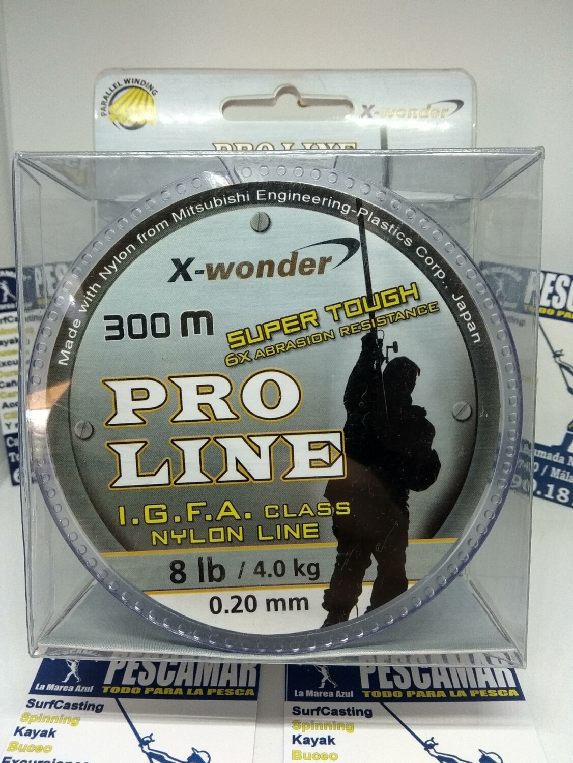Linea 300mt - 0.20mm - 4.0kg - xwonder