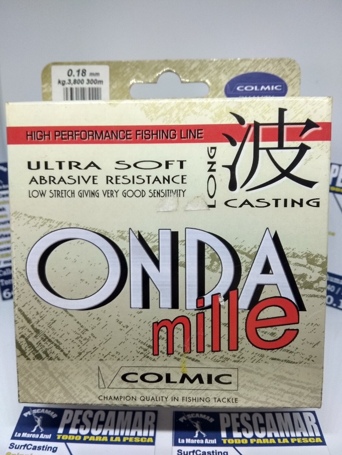 Linea 300mt - 0.18mm - 3,80kg - colmic