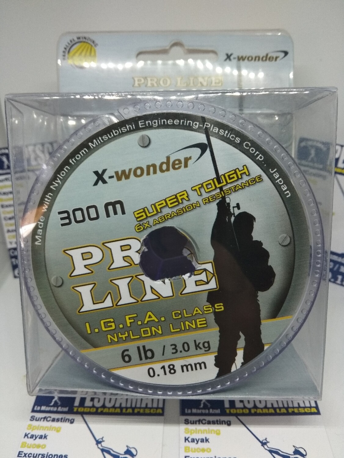 Linea 300mt - 0.18mm - 3,0kg - xwonder