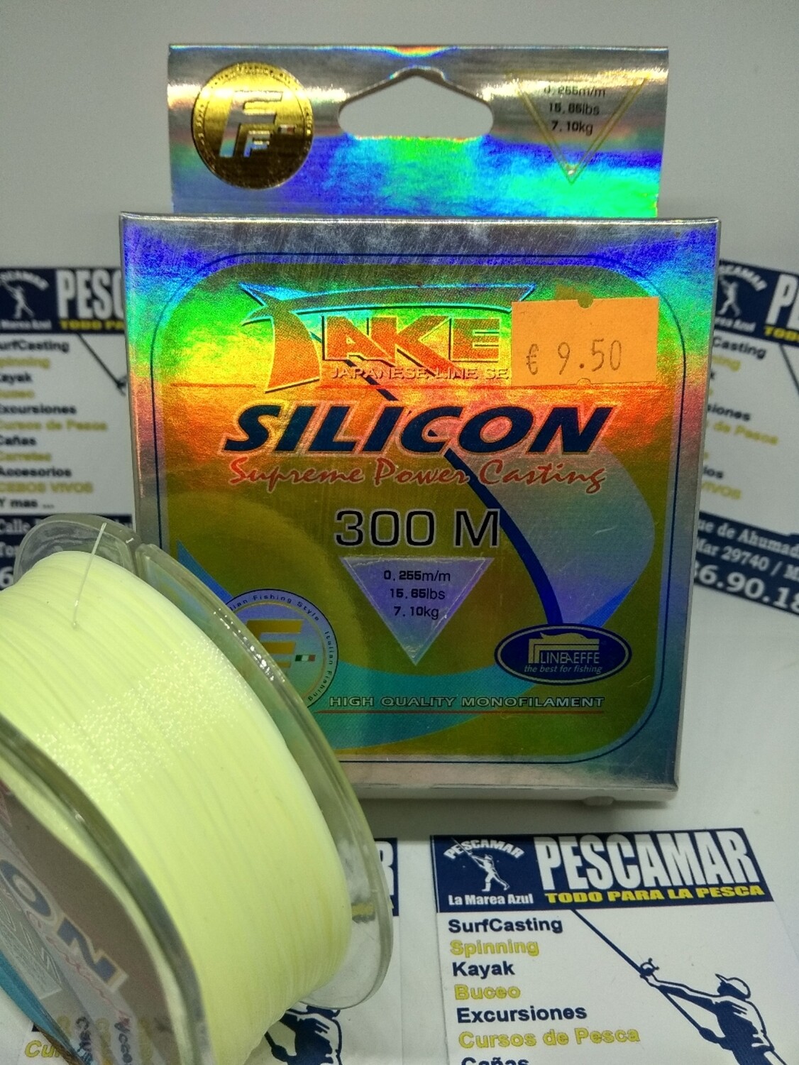 Linea 300mt - 0.255mm - 7,10kg - lineaeffe