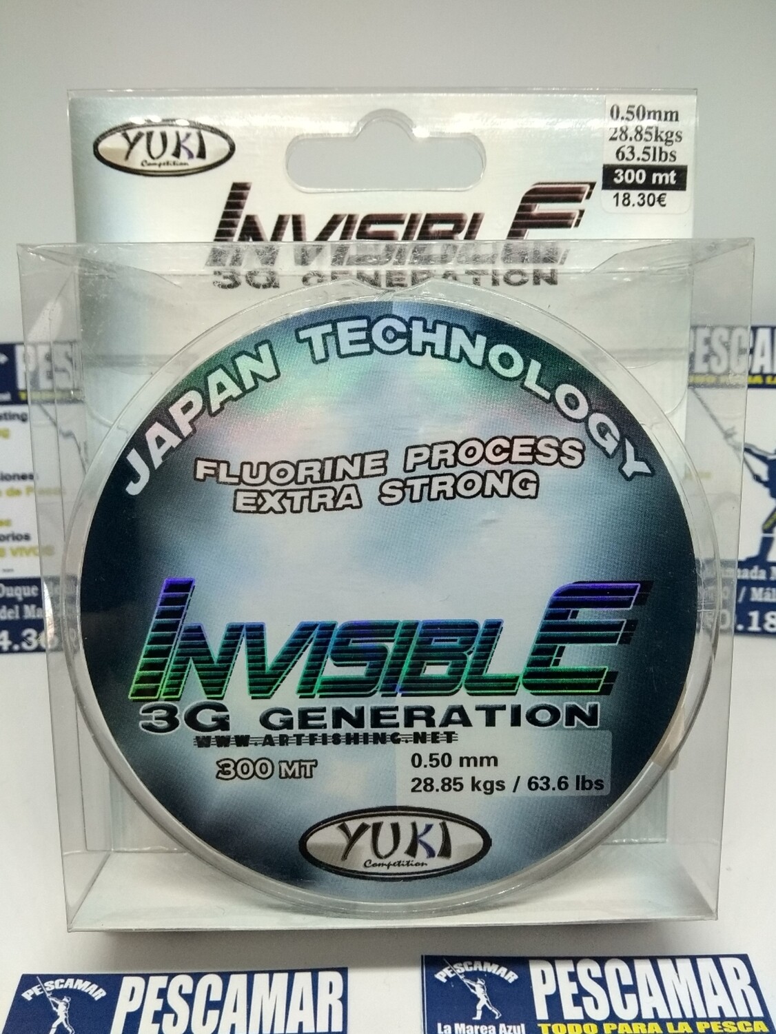 Linea 300mt - 0.50mm - 28,85kg - yuki