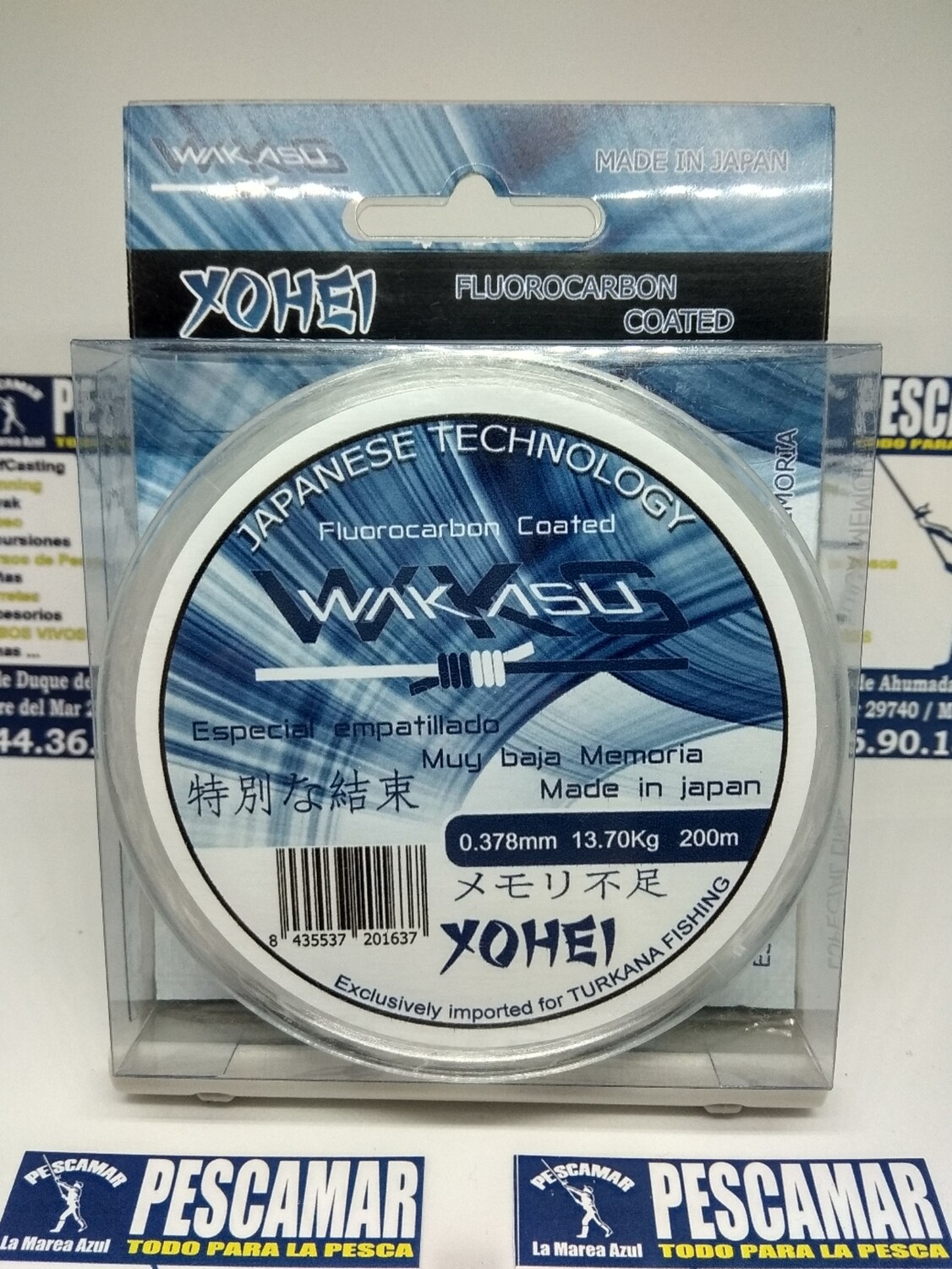 Linea 200mt - 0.378mm - 13,70kg - wakasu