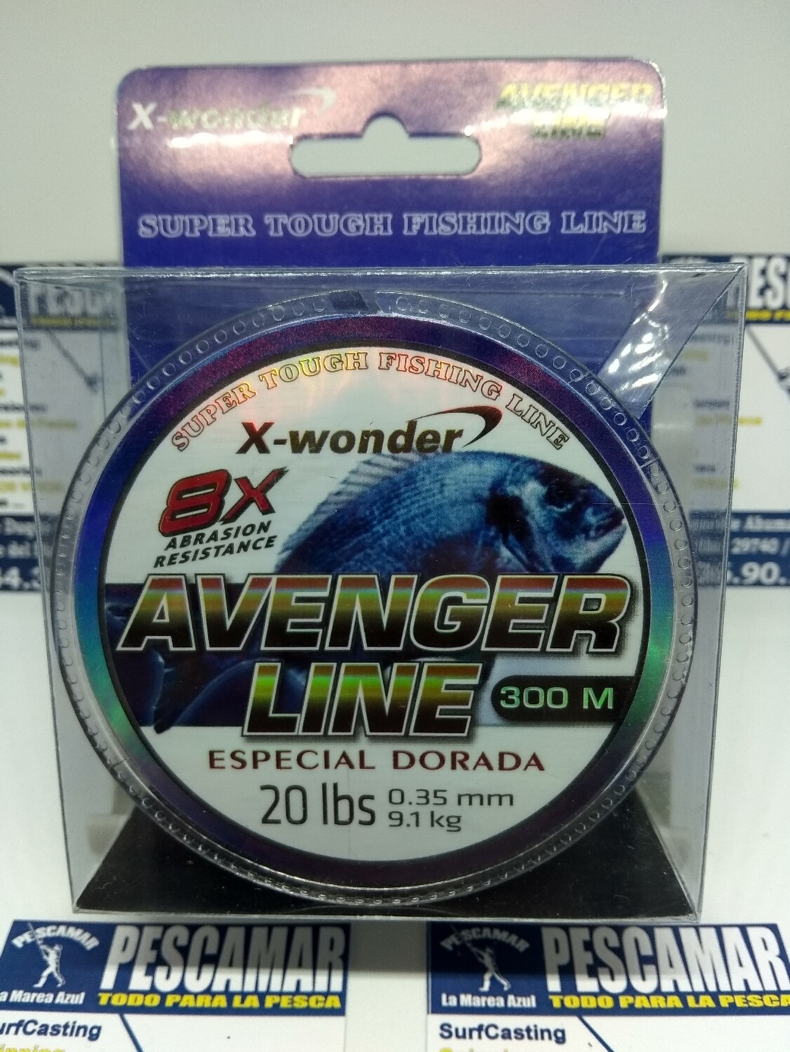 Linea 300mt - 0.35mm - 9,10kg - xwonder