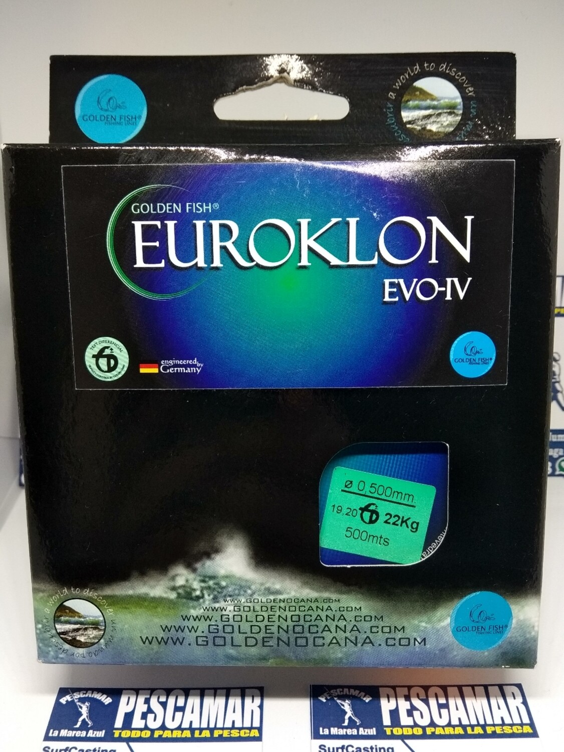 Linea 500mt - 0.50mm - 22kg - golde fish