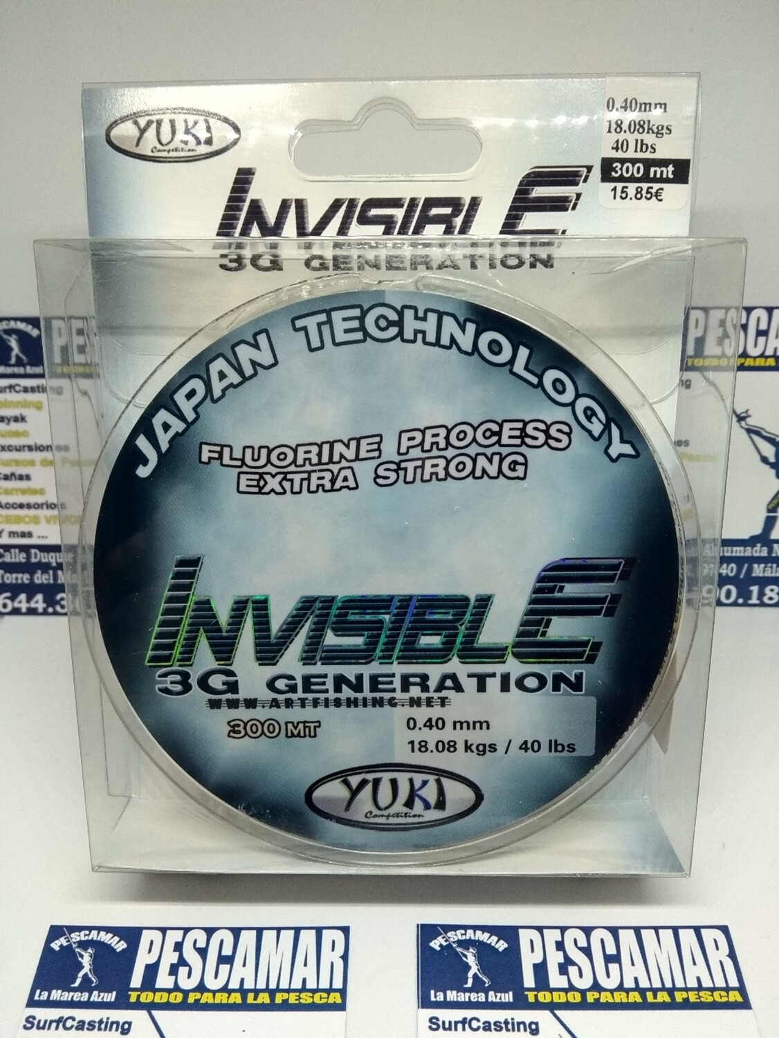 Linea 300mt - 0.40mm - 18,08kg - yuki