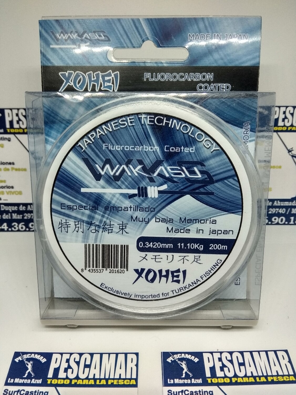 Linea 200mt - 0.342mm - 11,10kg - wakasu