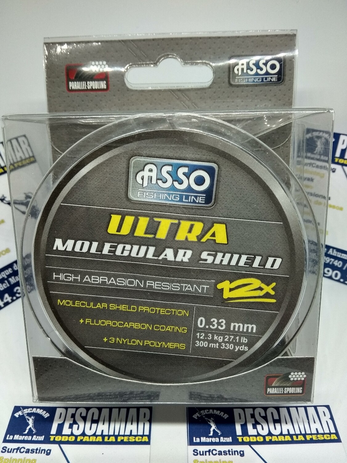 Linea 300mt - 0.33mm - 12,3kg - asso