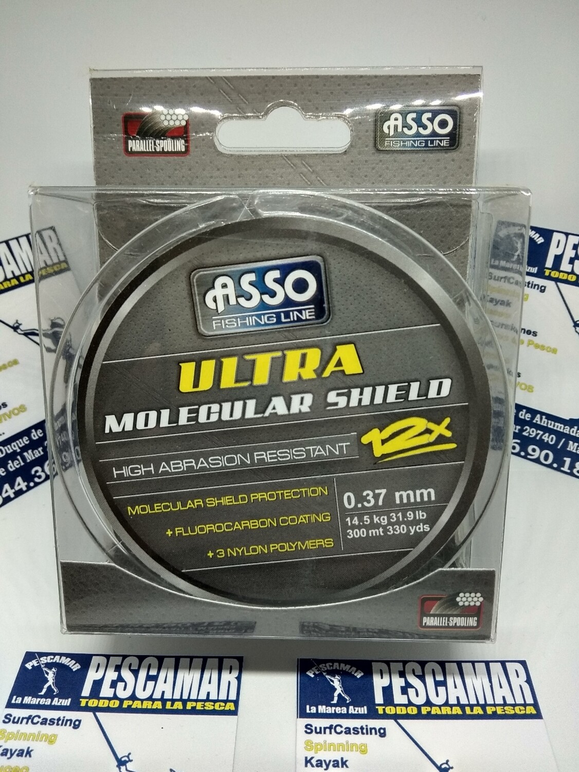 Linea 300mt - 0.37mm - 14,50kg - asso