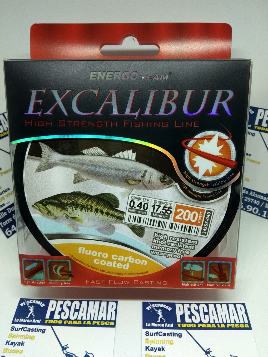 Linea 200mt - 0.40mm - 17,55kg - energo