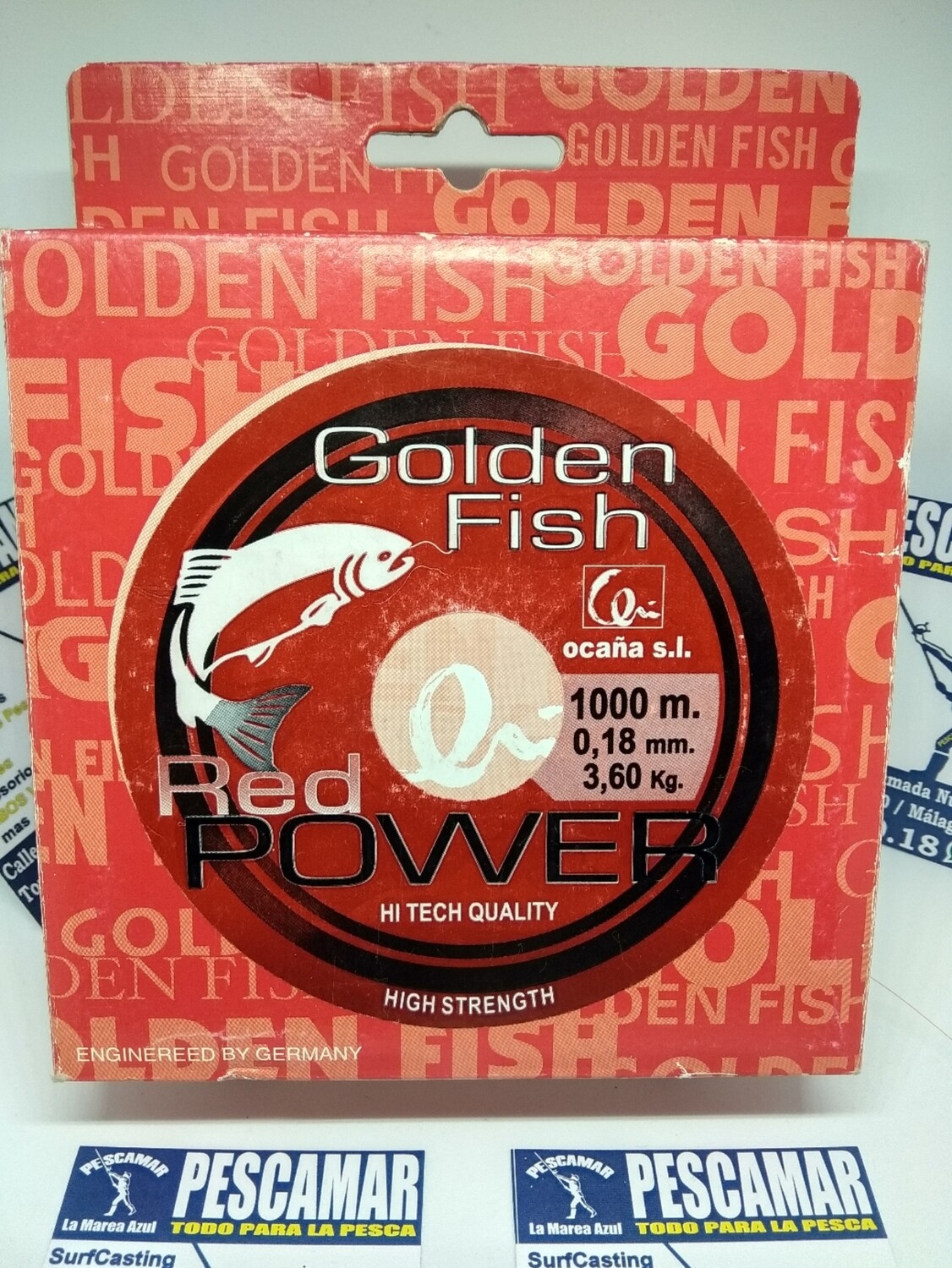 Linea 1000mt - 0.18mm - 3,60kg - goldenfish