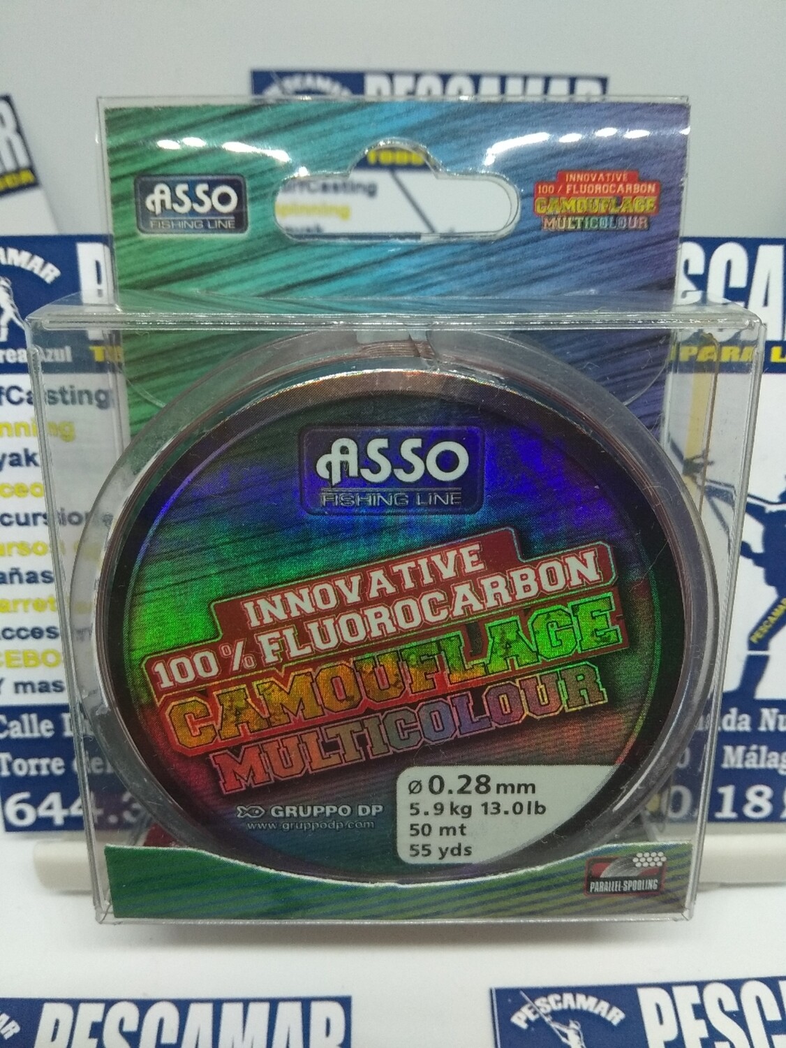 Linea 50mt - 0.28mm - 5,9kg - asso