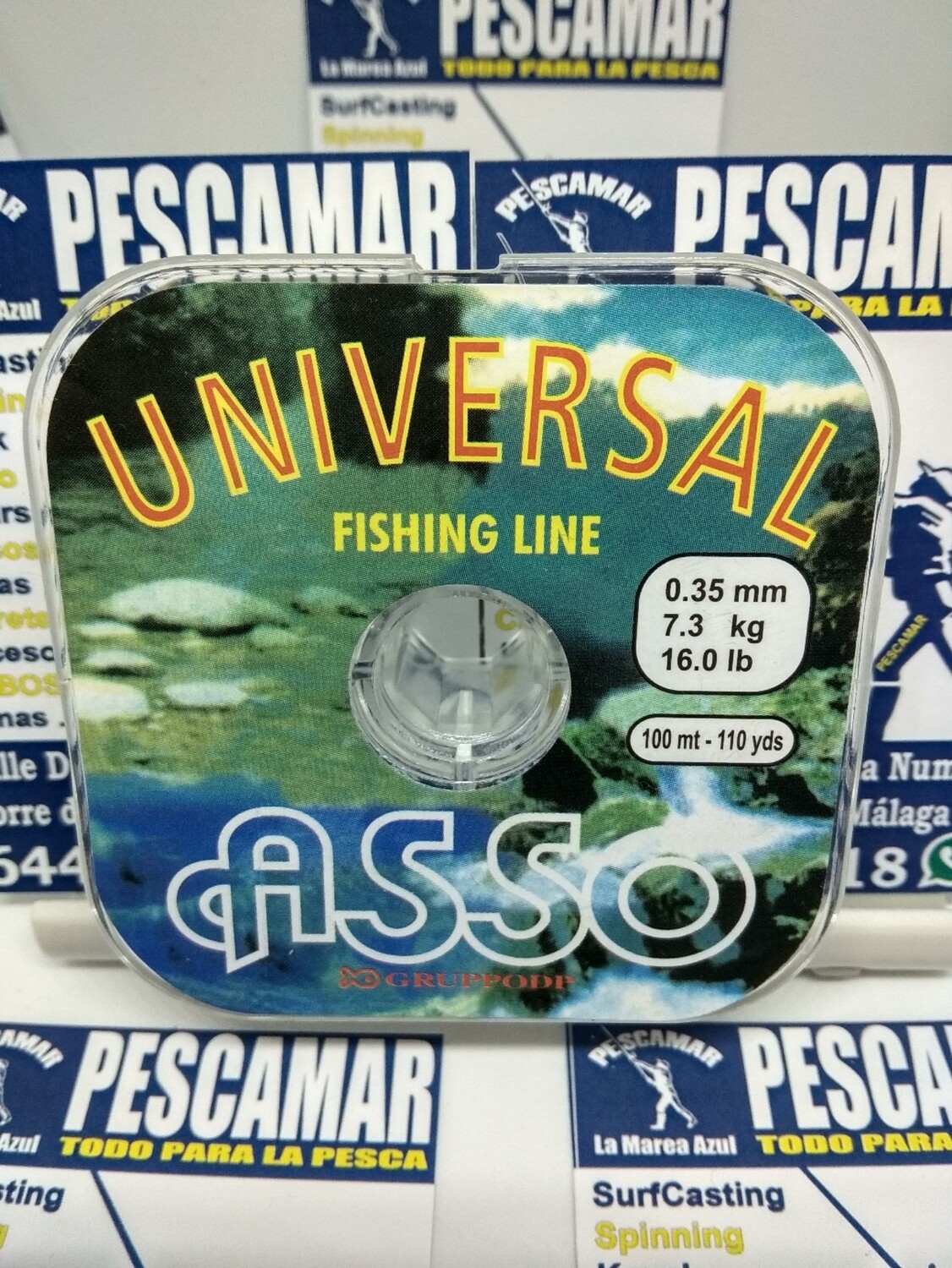 Linea 100mt - 0.35mm - 7,3kg - asso