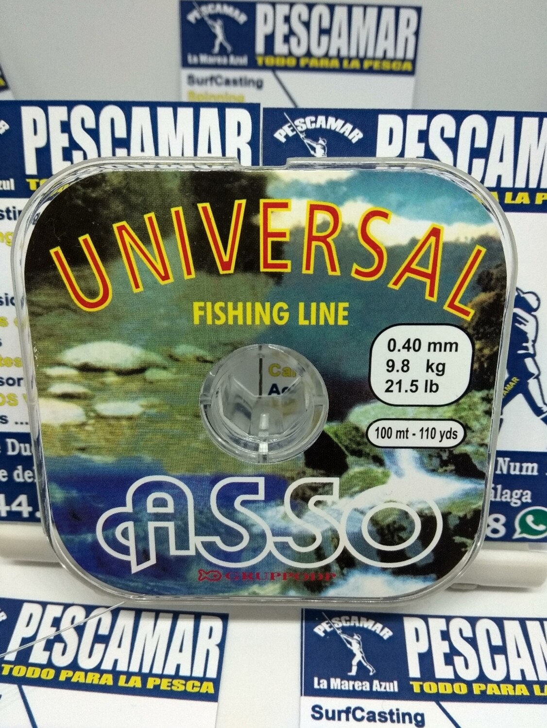 Linea 100mt - 0.40mm - 9,8kg - asso