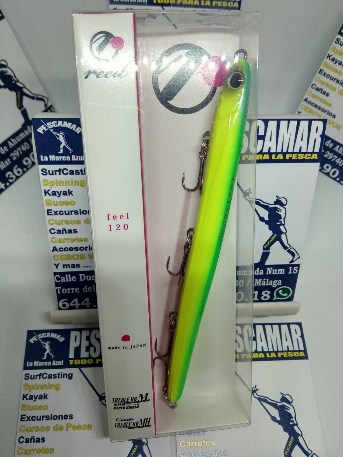 Señuelo REED FEEL 120SG - 206