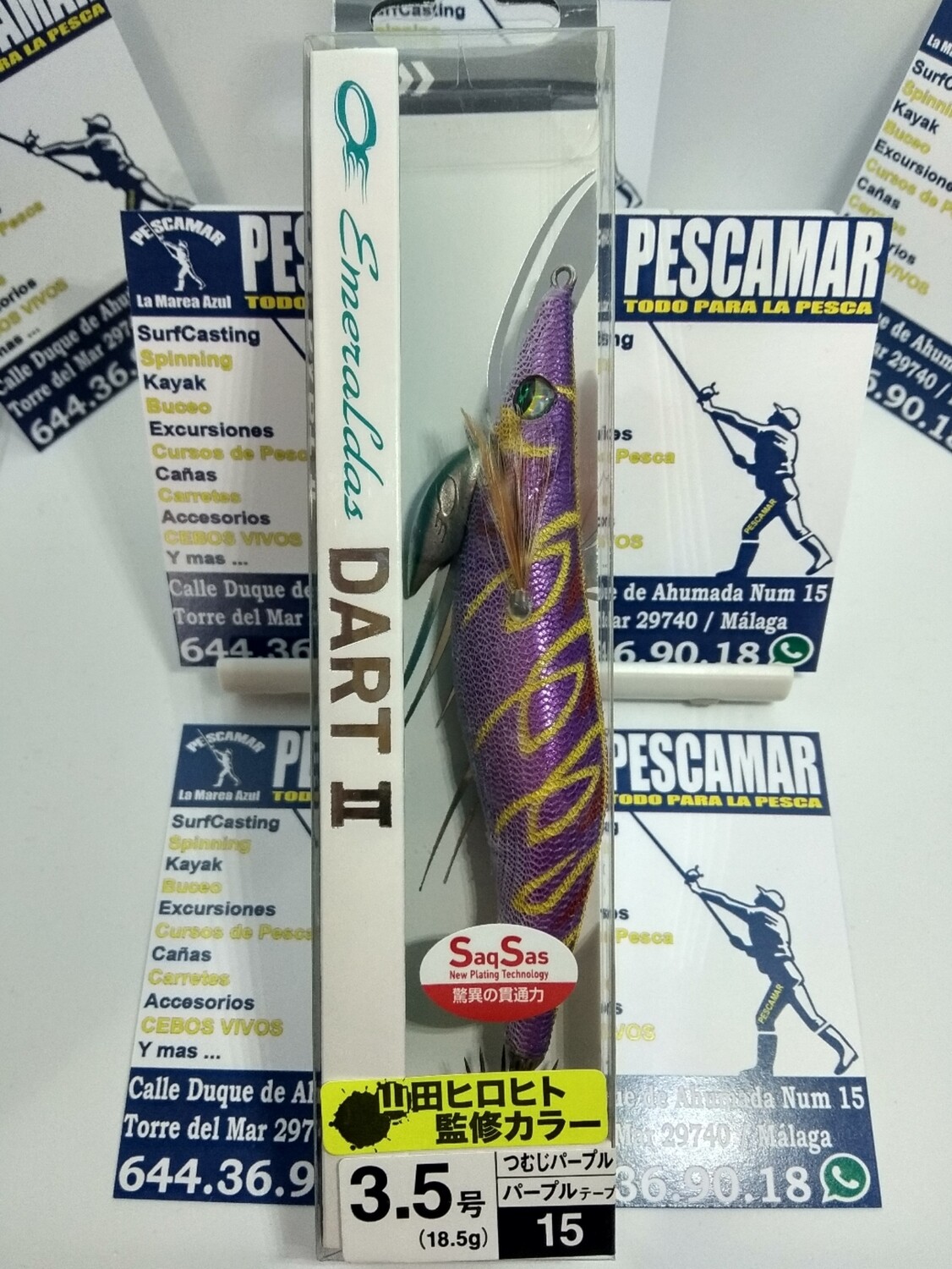 Señuelo Pajarito OE ESMERALDAS DART II 3.5 - 18,5g - c15 - daiwa